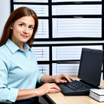 **

"A professional information specialist in a modern office setting, fully clothed in business casual attire, researching on a computer, surrounded by organized documents and reference books, emphasizing digital literacy and information retrieval skills. Safe for work, appropriate content, perfect anatomy, correct proportions, natural pose, professional, high quality, well-formed hands, proper finger count, natural body proportions, modest clothing."

**